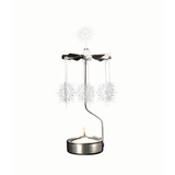 Rotating Candle Holder - White Star