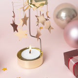 Rotating Candle Holder - Moon and Stars