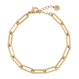 Ivy Chain Bracelet L Gold