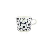 Oiva Pikkuinen Unikko Coffee Cup - Dark Blue / White