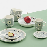 Oiva Unikko Small Plate - Light Grey