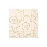 Piirto Unikko Gold Marimekko Cocktail Napkins