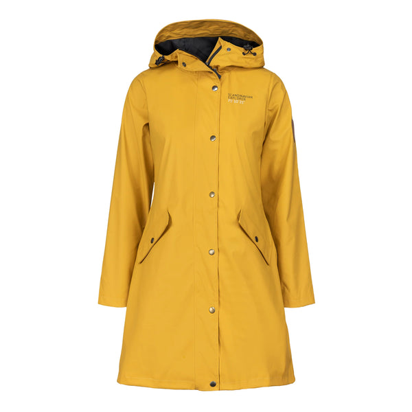 Women s Scandinavian Raincoat Yellow Scandinavian North