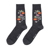 Bloom Grey - Bengt and Lotta - Swedish Socks