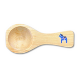 Wood Coffee Spoon - Dala Horse Print