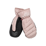 Down Puffer Mittens - Dusty Pink