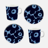 Unikko Breakfast Set - White, Blue