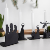 Mini Nativity Candleholder Set