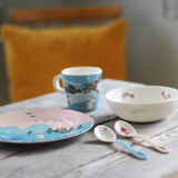 Moomin Forest & Lake Plate - Pink