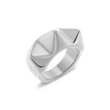 edblad swedish jewelry peak rivet ring stainless steel