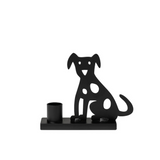 Sitting Dog - Ironwork Candle Holder