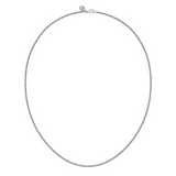 Tinsel Thin Necklace Steel