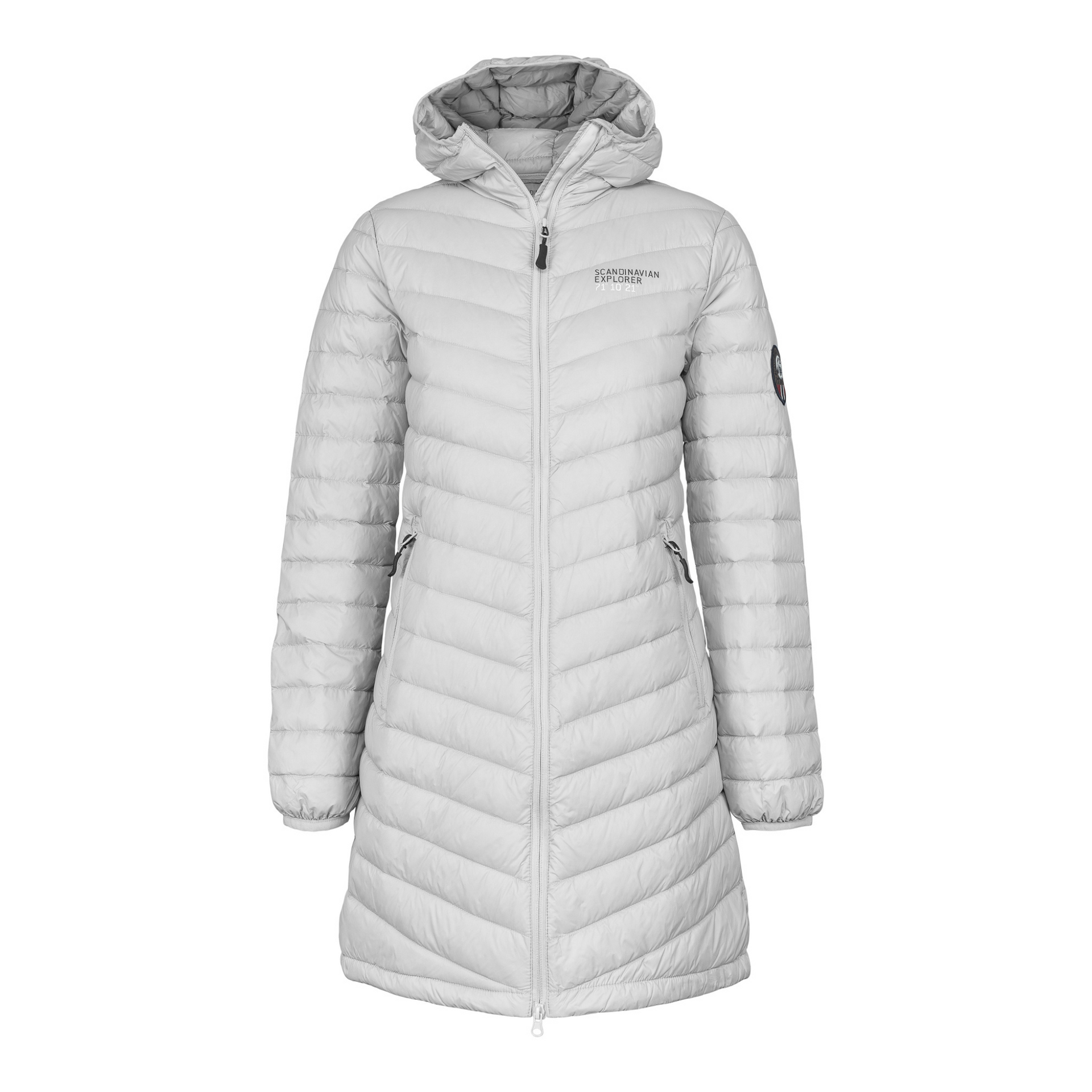 Women s Ultra Light Down Parka Grey Scandinavian North