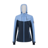 Women's 3 Layer Softshell Jacket - Navy / Light Blue